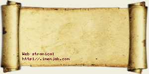 Kristina Miljojčić vizit kartica